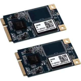 2x 16 GB mSATA SSD Modul, MLC Flash, für APU Boards