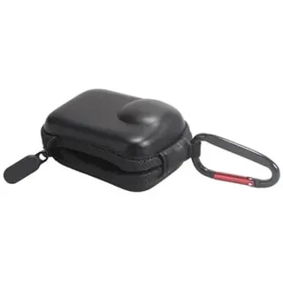 THLMT Mini-Tasche kompatibel für Insta360 GO Ultra, Tragetasche für Action-Kamera, Schutzhülle für unterwegs, Organizer, Schutzhülle für Panorama-Kamera, Staubschutzhülle (nur Tasche) (Schwarz)