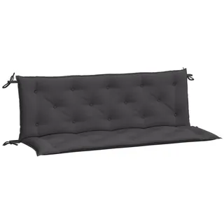 vidaXL Bankauflage 150 x 50 x 7 cm anthrazit 2 St.