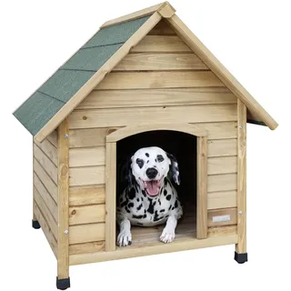 Kerbl Hundehütte 100 x 88 x 99 cm Holz Braun/Grün