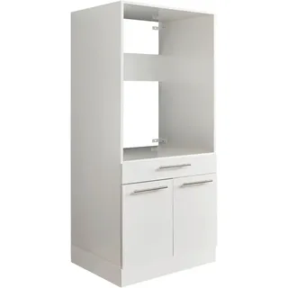 laundreezy Waschmaschinenschrank 67,5 x 162 x 67,5 cm Weiß Metall