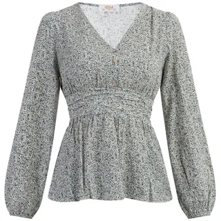 usha FESTIVAL Bluse Rakata braun / schwarz / offwhite XL