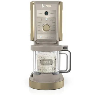 Ninja CREAMi Deluxe Eismaschine mit 2 Behältern, Stone Gold, NC502EUSTGD
