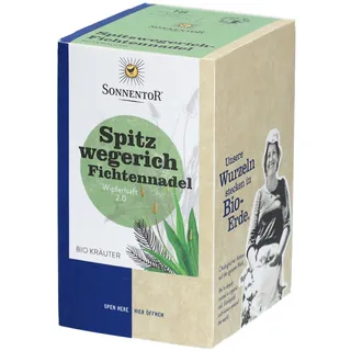 Sonnentor Spitzwegerich-Fichtennadel Kräutertee 18 x 1,3 g