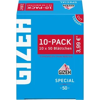 Gizeh Special blau kurzes Papier / Paper 100 Heftchen a 50 Blatt 5000 Blatt, M