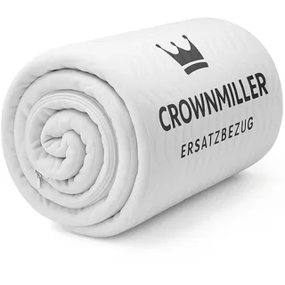 Crownmiller Microfaser Matratzenbezug 60 x 120 cm weiß