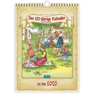 trotsch TRÖTSCH - Classickalender | Der 100-jährige Kalender 2026 : Wandkalender | Bildkalender