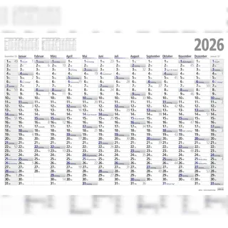 Adina 2026 ADINA Plakatkalender Wandkalender A0 119x84cm Lieferung: gefaltet