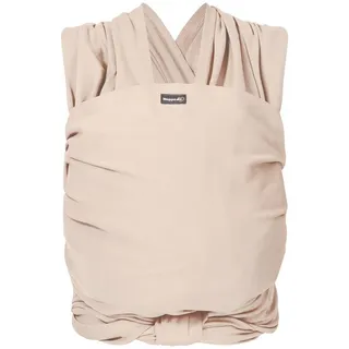 Hoppediz Elastisches Babytragetuch ab Geburt, Creme 5,40 m