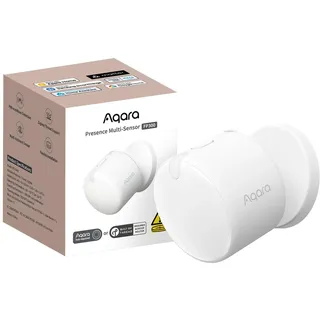 Aqara Präsenzsensor FP300 Drahtloser 5-in-1-Bewegungsmelder mit mmWave, PIR, Licht, Temperatur- & Feuchtigkeitserkennung, Thread & Zigbee, Kompatibel mit HomeKit, Home Assistant, Alexa, Google Home