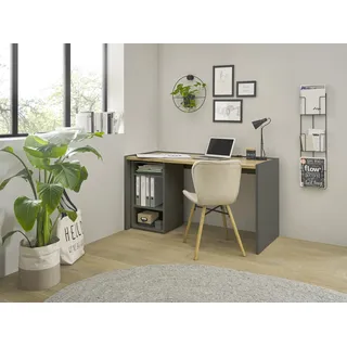 Home Affaire Büromöbel-Set HOME AFFAIRE "CiTY/GiRON", grau (anthrazit), B:143cm H:77cm T:63cm, Arbeitsmöbel-Sets, Büromöbel-Set