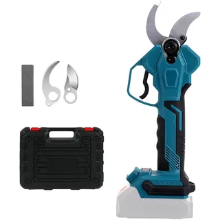 Akku Astschere Kompatibel mit Makita 21V,Professionelle Akku-Gartenscheren,Max Öffnung 40 mm,40 mm Schnittdurchmesser,LCD Display Elektrische Gartenschere Wiederaufladbare Baumschere (No Batterie)