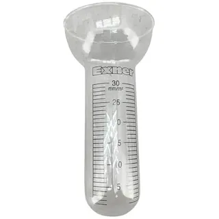 Exner Ersatzglas für Regenmesser Niederschlagsmesser Regenwassermesser aus Glas H 17cm