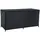 Polyrattan 114 x 54 x 64 Schwarz