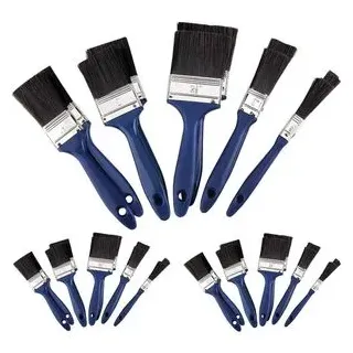 Monzana Malerpinsel Set, 30-teilig, Flachpinsel, Chinaborste, für Lack und Lasur