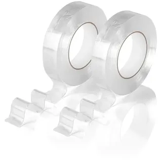 EasyMaxx Spurenloses Klebeband - 5 m - 2er-Set