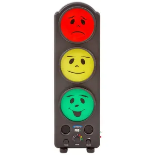 Compra Lernspielzeug Compra Lärmampel PRO – für Schulen Kinder Lärm Kontrolle schwarz