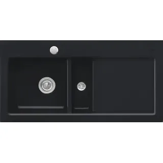 links Ebony + Excenterbetätigung + Lochbohrungen