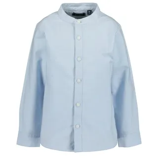 Blue Seven Langarmhemd Blue Seven Jungen Hemd Stehkragen Langarm hellblau (1-tlg., kein Set) blau 104