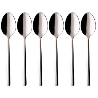 Villeroy & Boch 6-teiliges Piemont Espresso/Mokkalöffel-Set aus Edelstahl