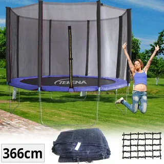 Terena Sicherheitsnetz Ersatznetz Schwarz 366 cm