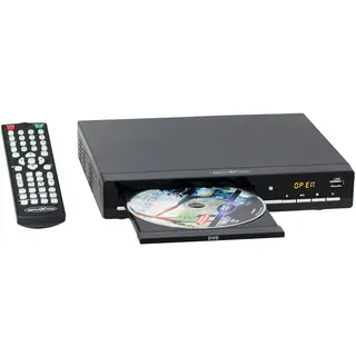 Reflexion DVD-/CD-Player mit HDMI, USB, Display & CD-zu-USB-Kopierfunktion | CDs direkt als MP3 auf USB kopieren – mit DVD/CD/MP3/AVI/JPEG, HDMI bis 1080p, USB, Display, Anti-Schock & Fernbedienung
