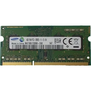 Samsung ram memory 4GB (1 x 4GB) DDR3 PC3-12800,1600MHz, 204 PIN SODIMM for laptops