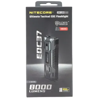 Nitecore EDC37 taktische LED-Taschenlampe, 8000 Lumen, -Stil, Li-Ion Akku 8000mAh, 6952506409150