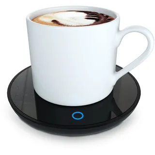 GARMEE Elektrischer Kaffeewärmer kaffetasse warmhaltend - Smart Schreibtisch Tassenwärmer mit 2 Temperatureinstellungen Tassenwärmer Teewärmer Elektrischer Getränkewärmer für Kakao Milch