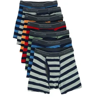 Fruit Of The Loom Boys EverSoft Coolzone Stripe Boxer Brief - 7 Pack, XL