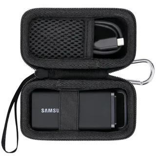co2CREA Hart Tasche für Samsung Portable SSD T5 EVO 2TB 4TB 8TB Externe Festplatte Case Etui Schutzhülle