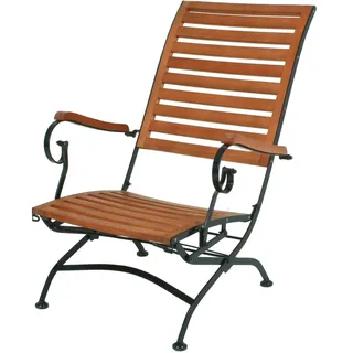 Garden Pleasure Wien Sonnenliege 136 x 69 x 82 cm braun