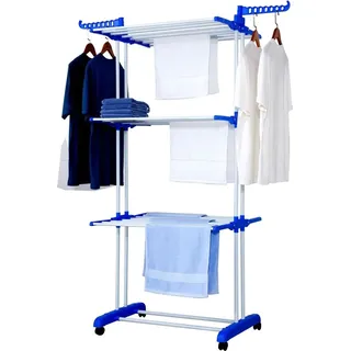 TALK-POINT Turm-Wäscheständer 18 m blau