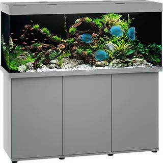 JUWEL AQUARIUM Rio 450 450 l mit Unterschrank, Heizer, Filter Grau