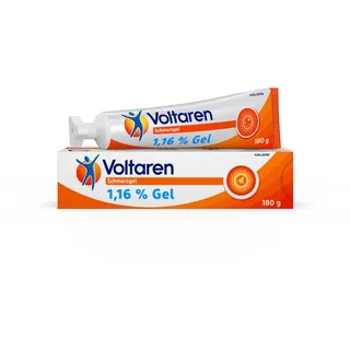 Voltaren Schmerzgel 11,6 mg/g Schmerzgel bei Muskelschmerzen, Nackenschmerzen, Gelenkschmerzen und Rückenschmerzen, 180 g