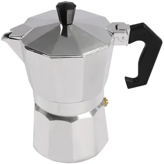 KOLHGNSE Mini Heizplatte, Mokkakanne & Elektrische Heizplatte mit Stecker 500W 3 Tassen Espressomaschine Cappuccino Mokka für Cafés, Buffets, Büros