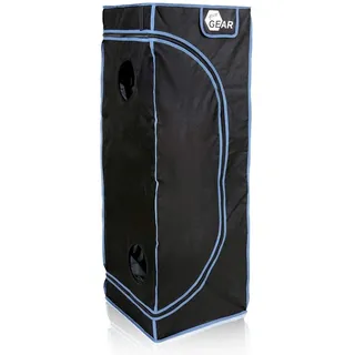 yourGEAR Plantsville Grow Zelt 80x80x180 - Robustes Indoor Growbox Komplettset für optimale Pflanzenzucht mit Klimasteuerung, Lichtundurchlässiges Gewächshaus klein