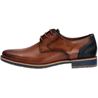 LLOYD Herren Schnürhalbschuhe Drift 110, Männer Low-Top Sneaker,Xtra-Wide,wtra-Large,Lamb-Skin,Easy-Going,extra-Light,blau, Brown/Navy, 46.5 EU / 11.5 UK - 46.5 EU