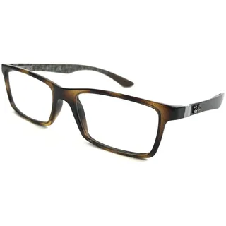Ray-Ban Brille Rahmen RB8901 5846 Brown Schildplatt Grau Carbon Faser 53-17-145