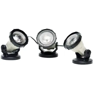 HEISSNER Teich- und Gartenlicht 3er-LED-Set