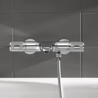 Grohe Precision Feel Thermostat-Wannenarmatur Chrom