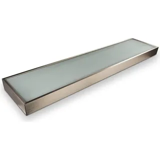 SOTech SO-TECH® LED Leuchtboden Dallas 450 mm Edelstahloptik inkl. 4 W LED-Leuchte, Netzkabel u. Schalter