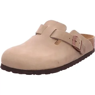 Birkenstock Boston Nubukleder geölt schmal tabacco brown 40