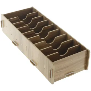 Fenteer Spielkarten Box, Kartenbox Holz Aufbewahrungsbox Karten Speicher, Kirschholz