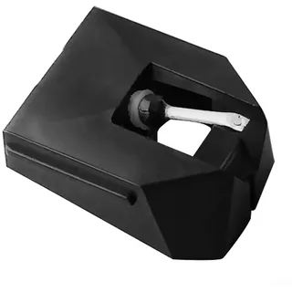 Gdfnmogo VMN95E Stylus für Audio-Technica AT-LP120X Plattenspieler, elliptische Spitze, Aluminium, freischwingend, kompatibel mit Patronen der VM95-Serie (schwarz)