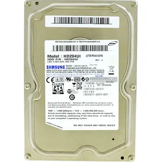 Samsung Spinpoint F4EG Spinpoint F3, Serial ATA II, 2000 GB, 5400 RPM, 1W, 6,3W, 6,3W