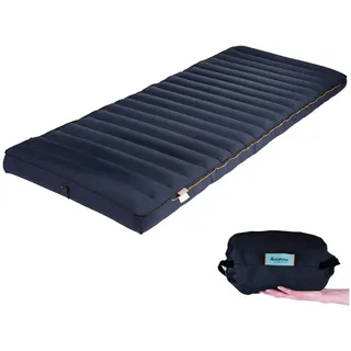 Human Comfort Luft Bett Chatou Isomatte Kasten Matratze Gäste 100% Baumwolle blau