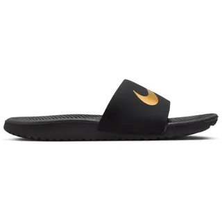 Nike Kawa Slides Badelatschen Kinder 003 black/metallic gold 37.5