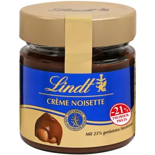 Lindt Schokolade Brotaufstrich Crème Noisette, Promotion | 220g | Haselnusscrème Brotaufstrich mit aromatischem Kakao und 25% gerösteten Haselnüssen | Schokoladen-Brotaufstrich | Schokoladengeschenk