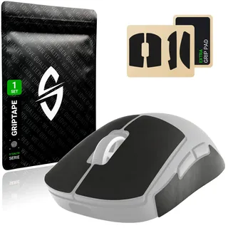 SensoryBoost Maus Grip Tape – kompatibel mit Logitech G PRO X Superlight 1 & 2, Superstrike (inkl. Zuschnitt-Pad) Schweißabsorbierend, extrem rutschfest & Ultradünn (0,5 mm) – Rückstandsfrei